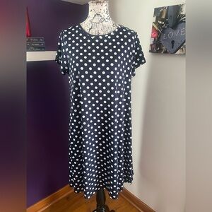 7 for $30 Jamie & Layla Short Sleeve Polka Dot Dress